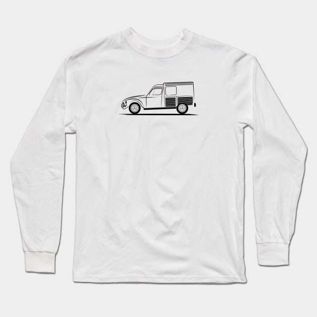 Citroen Acadiane Long Sleeve T-Shirt by PauHanaDesign